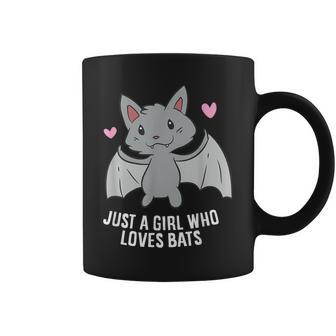 Sólo Una Chica Que Ama A Los Murciélagos Taza de café - Regaloses