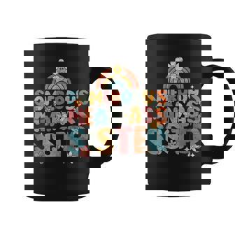 Somebody's Mean Ass Sister Humor Quote Sister Groovy Graphic Print Coffee Mug - Monsterry