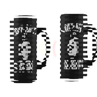 Sorry I Can't It's Soccer And Baseball Season Mom Of Both Coffee Mug - Thegiftio