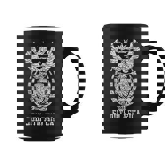 South Africa Coat Of Arms Freedom Day Graphic Print Coffee Mug - Monsterry