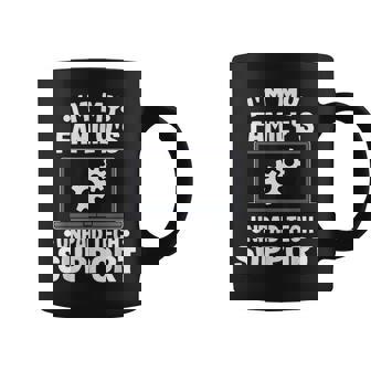 Soy Ingeniero Informático Divertido De Apoyo Técnico No Pagado De Mi Familia Taza de café - Regaloses
