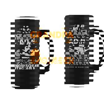 Soy Un Abuelo Y Un Ingeniero Nada Me Asusta Ingeniero Taza de café - Regaloses