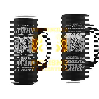 Soy Un Tipo Sencillo Me Gusta El Ciclismo Y La Cerveza Taza de café - Regaloses