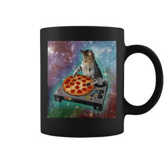 Space Galaxy Universe Cat Pizza Dj Cute Cosmic Tassen - Geschenkecke