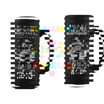 Spanish Teacher Bilingual Teacher Maestra Maestras Graphic Print Coffee Mug - Monsterry