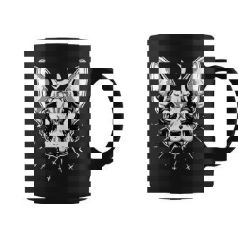 Sphynx Gato Gótico Metal Negro S-Xxxl Esfinge Sin Mangas Taza de café - Regaloses