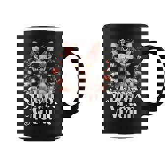 Sphynx Mom Floral Chat Sans Poils Tasse - Cadeauxyz