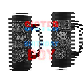 Spider Web Birthday Party Sister Of The Birthday Boy Coffee Mug | Seseable UK