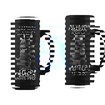 My Spirit Animal Is a Cat Who Slaps Annoying People Graphic Print Coffee Mug - Monsterry