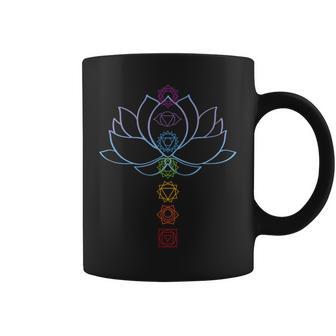 Spiritual Zen Lotus Flower Chakras Aligned Yoga Tassen - Geschenkecke