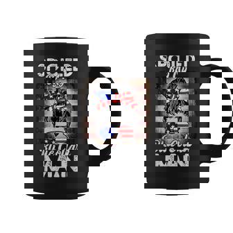 Spoiled By My Blue Collar Man Messy Bun Graphic Print Coffee Mug - Monsterry