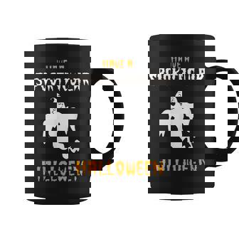 Have A Spooktacular Halloween Cartoon Ghost Spooky Graphic Print Coffee Mug - Monsterry