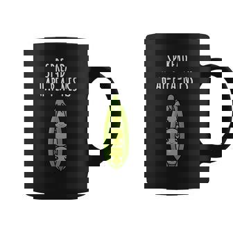 Spread Hap-Pea-Ness Happiness Food Pun Cute Peas Graphic Print Coffee Mug - Monsterry