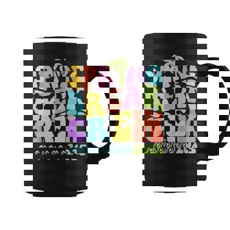 Spring Break Crew 2025 Matching Family Group Vacation Trip Coffee Mug - Monsterry