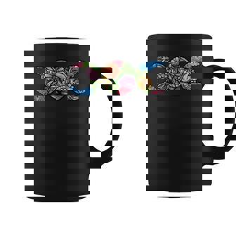 Spring Triple Moon Symbol Bloom Bee Witch Graphic Print Coffee Mug - Monsterry