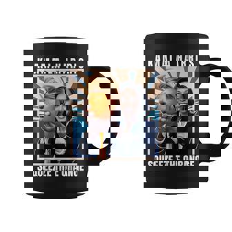 Squeeze The Orange Kamala Harris 2024 Harris Meme Graphic Print Coffee Mug - Monsterry