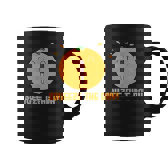 Squeeze_The Day _Orange Quotes Orange_Squeeze Graphic Print Coffee Mug - Monsterry