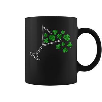 St Patrick's Day Martini Clover Paddy's Day Coffee Mug | Seseable CA