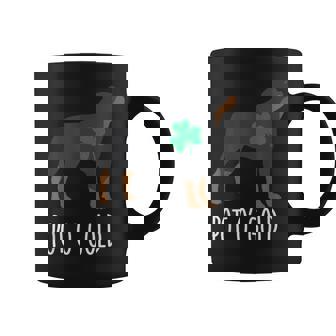 St Patricks Day Rottweiler Shirt Pot O Gold Dog Graphic Print Coffee Mug - Monsterry