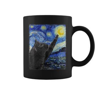 Starry Night Catan Gogh Cat Tassen - Geschenkecke