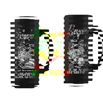 Steppin Into Black History Month African American Pride Coffee Mug - Thegiftio UK