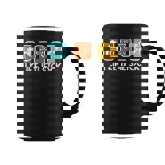 I Like The Stock Diamond Hands Ape GME Graphic Print Coffee Mug - Monsterry