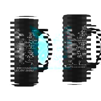 I Am The Storm Thyroid Cancer Awareness Butterfly Graphic Print Coffee Mug - Monsterry