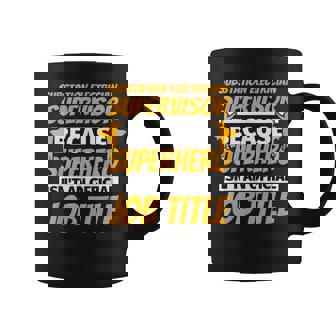 SUBSTATION ELECTRICIAN SUPERVISOR Humor Graphic Print Coffee Mug - Monsterry