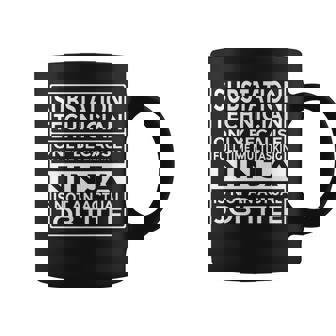 Substation Technician Full Time Multitasking Ninja Premium Graphic Print Coffee Mug - Monsterry