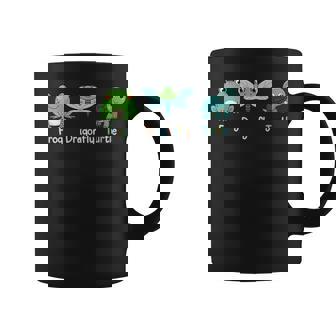 Subtle Political Humor Frog Dragonfly Turtle Coffee Mug | Mazezy