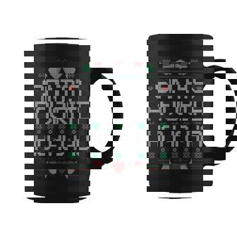 Suéter De Navidad Feo Ho Ho Ho Favorito De Santa Cita Divertida Taza de café - Regaloses