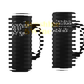 Summer Treats Sunshine And Wine Blend Of Relax And Fun Coffee Mug - Thegiftio UK