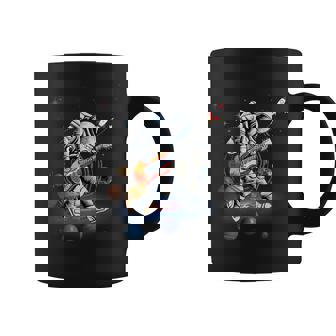 Sun Planet Astronaute Joueur De Guitare Musicien Tasse - Cadeauxyz
