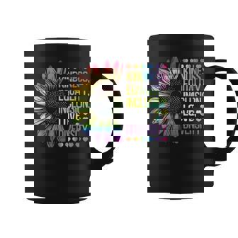 Sunflower Kindness Equality Inclusion Diversity Love Coffee Mug - Thegiftio
