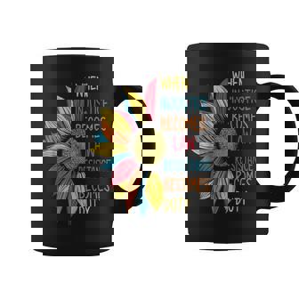 Sunflower When Injustice Becomes Law Resistance Becomes Duty Coffee Mug - Thegiftio