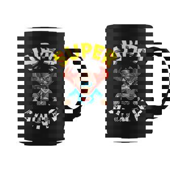 Super Auntie Hero Cape Flying Cartoon Niece Nephew Coffee Mug | Mazezy