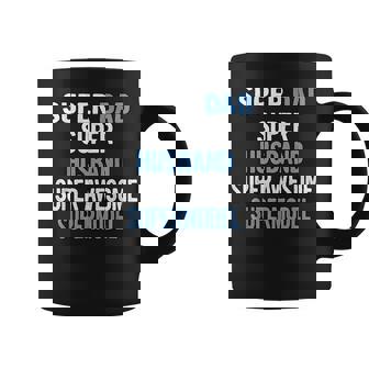 Super Dad Husband Super Awesome Supermodel Graphic Print Coffee Mug - Monsterry
