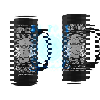 Support Squad Child Abuse Prevention Awareness Smile Face Coffee Mug - Thegiftio UK