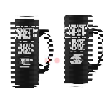 Sweaty Mode ON Try Hard GOAT Skills Gamer Present Graphic Print Coffee Mug - Monsterry