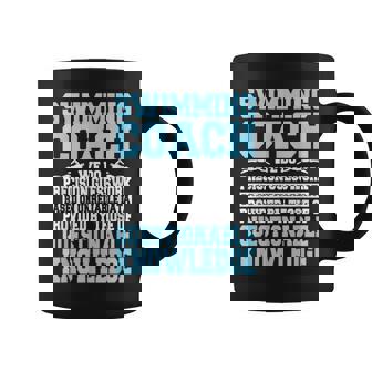 Swim Coach Professional Instructor Swimming Lesson Teacher Graphic Print Coffee Mug - Monsterry