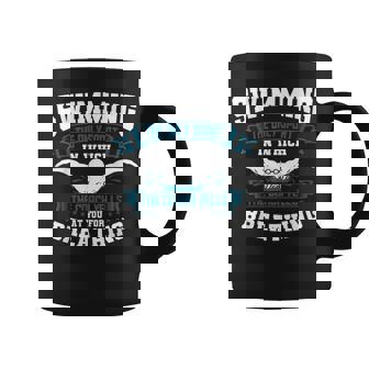 Swim Coach Sport Professional Instructor Swimming Lesson Graphic Print Coffee Mug - Monsterry