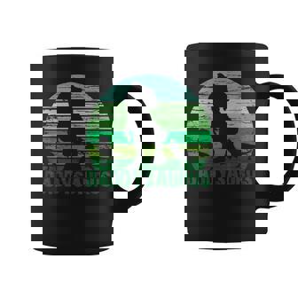 T-Rex Daddysaurus Cute Dinosaur Papasaurus Father's Day Taza de café - Regaloses
