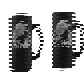 T Rex Walking A Dog Wirehaired Pointing Griffon Halloween Coffee Mug - Thegiftio UK