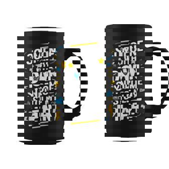 T21 Down Syndrome Support Squad Accessories -Adults Black Small V-Neck Classic Fit Short Sleeve AwarenessSupport Heart Pattern Down Syndrome Awareness Coffee Mug - Monsterry