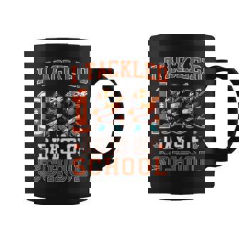 I Tackled 100 Days Of School Football Dabbing 100Th Day Boys Coffee Mug - Thegiftio