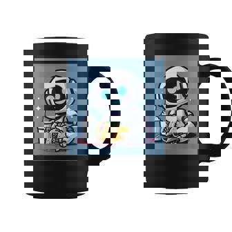 Tacos AI Robot Loves Tacos Graphic Print Coffee Mug - Monsterry