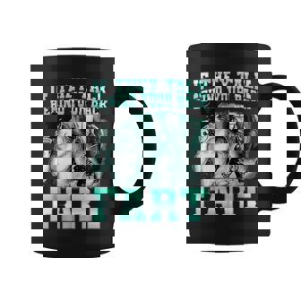 If They Talk Behind Your Back Fart Alpha Wolf Meme Graphic Print Coffee Mug - Monsterry
