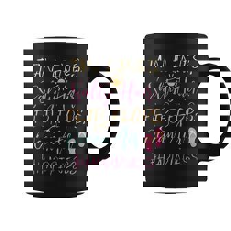 Tan Lines Salty Hair Flip Flops Ocean Air Happiness Beach Graphic Print Coffee Mug - Monsterry