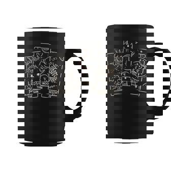 Tarot Cards Moon Sun Taza de café - Regaloses