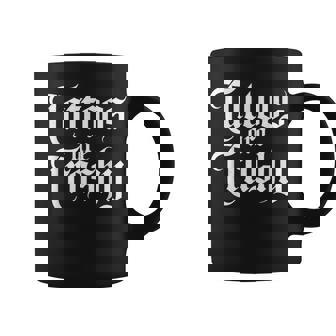 Tattoos Are Trashy Sarcastic Anti Tattoo Sarcasm Joke Coffee Mug - Thegiftio UK